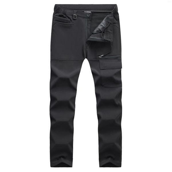 Pantalones para hombres Hombres Invierno Otoño Táctico Elástico Suave Impermeable Cálido Senderismo Camping Pantalón Pantalones de esquí US-SIZE S-2XL