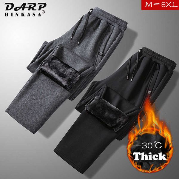 Men's Pants Pantalones de lana Wram de invierno para hombre, ropa de marca para hombre, pantalones Cargo, pantalones de chándal sueltos para hombre, monos informales, pantalones para hombre de talla grande W0325