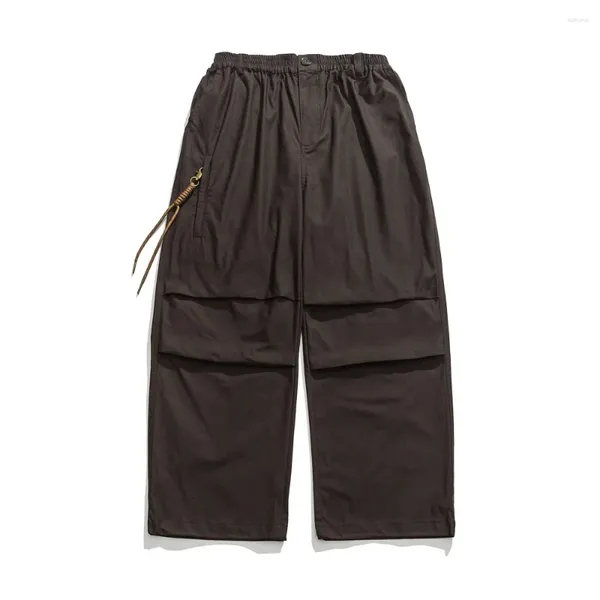 Pantalones para hombres Hombres Mujeres Japón Corea Corea Corea Lo suelta Casual al aire libre Paracaidistas de piernas abiertas Cargo Cityboy Montaña Pantalones de montañismo