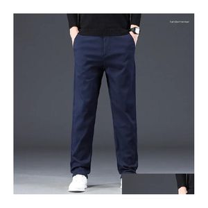 Pantalon masculin masculin 98% chino chino khaki décontracté kaki streetwear streetwear strewear street