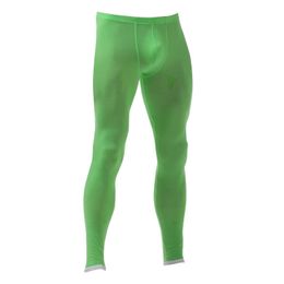 Heren broek heren atletische sport dunne leggings gemiddeld elastische tailleband bulge zakje mager jogging cycling workout looppakketten 230131