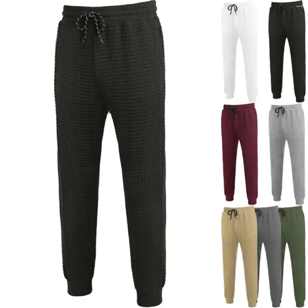 Pantalones para hombres para hombre grande y alto Scrub con bolsillos Slim Joggers Entrenamiento para gimnasio Correr Culturismo Atlético