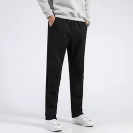 Pantalons pour hommes Hommes Business Elastic Casual Robe Slim Version coréenne de la mode britannique Petit pied No Four Big