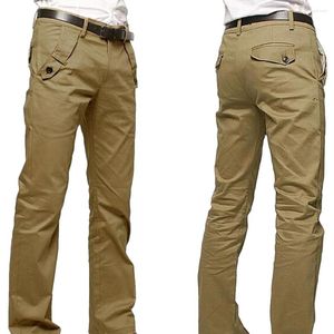 Pantalons pour hommes Pantalons de travail de combat cargo pour hommes Chino Cotton Pant Wear Slim Fit Dress