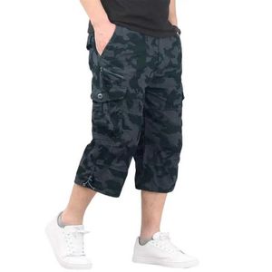 Pantalon masculin pour hommes pantalons de cargaison pantalon de coton décontracté multi-poche pantalon de coupe masculine masculin pantalon masculin shortsl2405