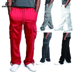 Pantalon masculin pantalon cargo pantalon pantalon de piste rue Street Bottom Fitness Gym de fitness Running Training Breathable Soft Mens Sports Pantsl2403