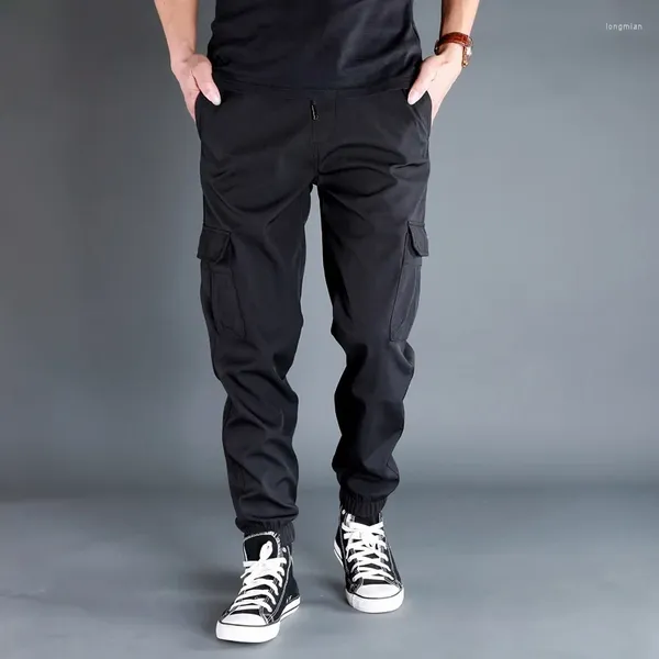 Pantalons pour hommes Poches cargo pour hommes Skinny Haren Mode Pantalon long Plus Taille M-6XL Hip Hop
