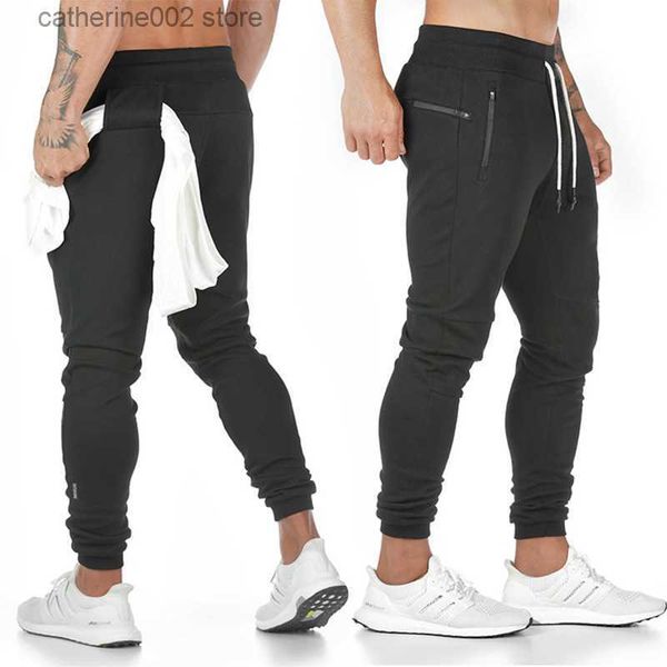 Pantalons pour hommes Pantalons décontractés pour hommes Fitness Hommes Sportswear Survêtement Bas Pantalons de survêtement skinny Pantalons Noir Gymnases Pantalons de survêtement Taille M-XXXL T230602