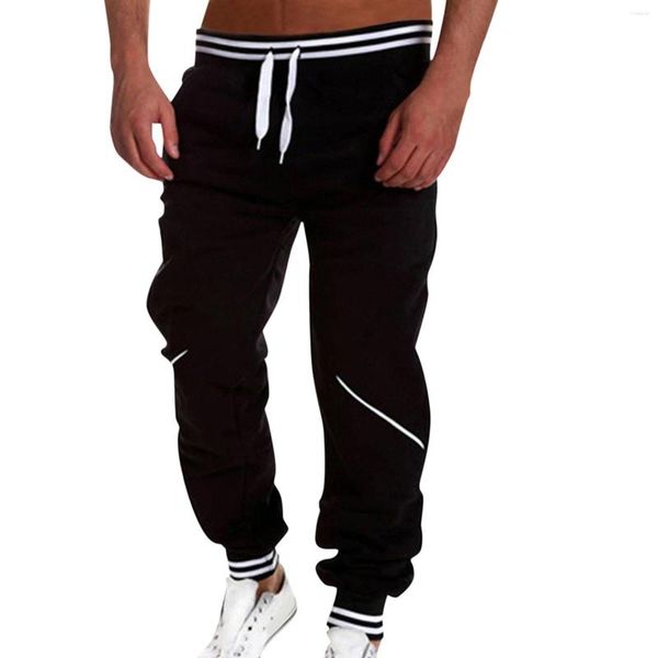 Pantalons pour hommes Mens Christmas Athletic Slim Pantalons Mode Taille mi-crayon Fit Pantalons de survêtement Décontractés