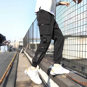 Herenbroeken Heren Commodity Pants Casual hiphop Hop Color Pockets Mens Long Pants Street Kleding Lint Techwear Sportpantsf2447