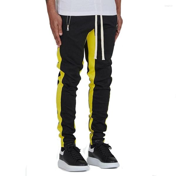 Pantalons pour hommes Hommes Coton Gym Slim Running Leggings Joggers Streetwear Casual Pantalon Skinny Mâle Formation Entraînement Fitness Pantalon de Survêtement