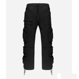 Pantalons pour hommes Designer Whoisja High Street Fonction Nylon Outillage Ceinture Lâche Casual Mode Fitness Long Drop Livraison Vêtements C Dhdkr