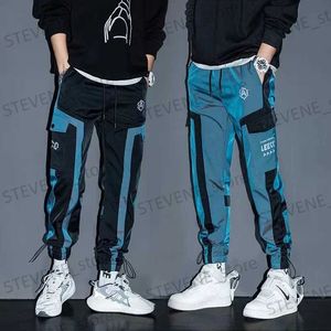 Pantalons pour hommes Pantalons de mode pour hommes hip-hop avec plusieurs poches décontractés pour hommes sarouel ample T240326