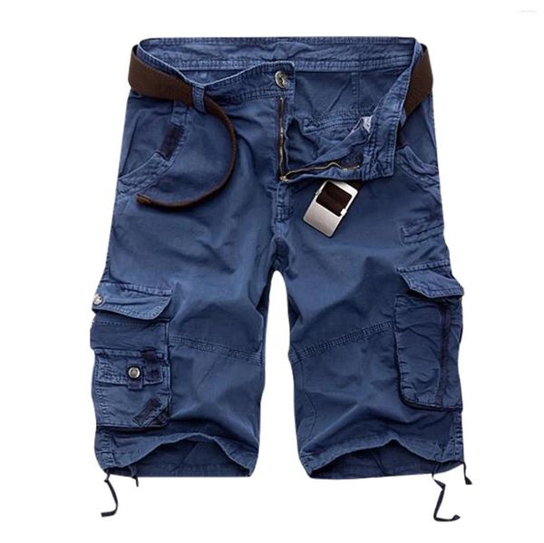 Pantalons pour hommes Hommes Mode Sports Coton Multi Poche Camouflage Casual Court Short Lâche Toe Fit Athlétique