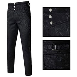 Herenbroek Heren Gothic Pantalon Victorien Victoriaanse Steampunk Homme Gotico Vittoriano Hombre Prestaties 230630