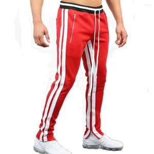 Pantalons pour hommes Hommes Hip Hop Gym Slim Leggings de course Joggers Streetwear Casual Pantalon Skinny Pantalon d'entraînement masculin Fitness Pantalon de survêtement