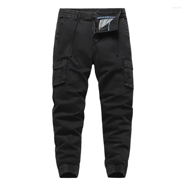 Pantalones para hombres para hombre joggers cargo hombres hip hop monopatín pantalones masculinos casual haz pies harem 2024 primavera multibolsillos trabajo