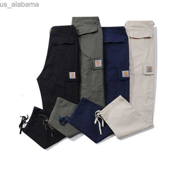 Pantalones para hombres Pantalones para hombres Carhart para hombre Ropa de trabajo con múltiples bolsillos Estilo Pantalones deportivos Pantalones altos para hombres design023ess 240308