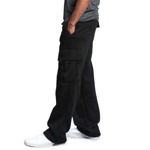 Pantalon masculin pantalon de poche pour hommes pantalon sportif lâche pantalon jogging pantalon décontracté harajuku pantalon de vêtements de rue hip hop pantl2403