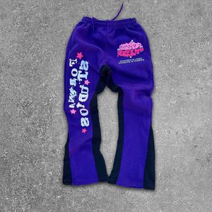 Herenbroek Heren Gedrukte Letterbroek 2023 Winter Fashion Harajuku Retro Warm Sports Pants Grote Hip Hop Y2K Populaire gepersonaliseerde Hot Stylel2405