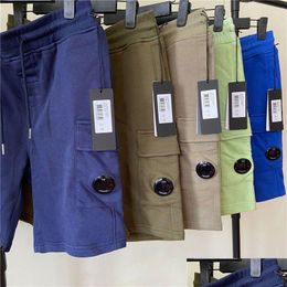 Pantalones para hombres Pantalones cortos para hombre Diseñador CP Pantalones de suéter sueltos Cómodo Deporte Playa Muslo Algodón Lujo Deportes cortos Verano Transpirable Nadar Dhuzn