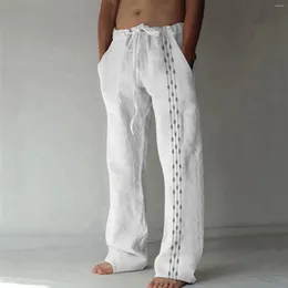 Pantaloni da uomo Pantaloni lunghi sportivi giapponesi casual tinta unita slim da uomo Vita elasticizzata Tasche streetwear maschili