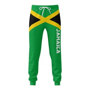 Herenbroekheren sportbroek Jamaicaanse vlag Jamaica met zakken jogger voetbal multifunctioneel sportshirt met drawstringl2405