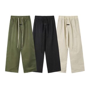 Pantalones para hombres para hombre diseñador grueso hombres mujeres ess tech pantalones cortos de lana largo chándal pierna ancha casual pies con cable techno estilo joggers cortos sx