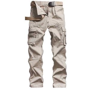 Pantalon masculin masculin pantalon de travail de poche à trois voies avec plusieurs poches pantalon extérieur2404