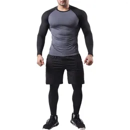 Herenbroeken Heren Heren strakke fitness Running Set stretch basketbalbasis Kleding voor mannelijke zomertraining Compressiebroek ROPA HOMBRE