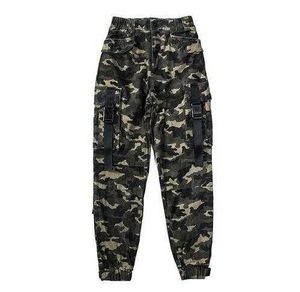 Pantalones de hombre para hombre cálido estilo militar Casual camuflaje Joggers Punk pantalones de chándal invierno Cargo Streetwear