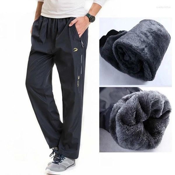 Pantalon masculin masculin salepèce super chaude épais hommes hétéros hommes à l'extérieur pantalon poids lourd pantalon de survêtement