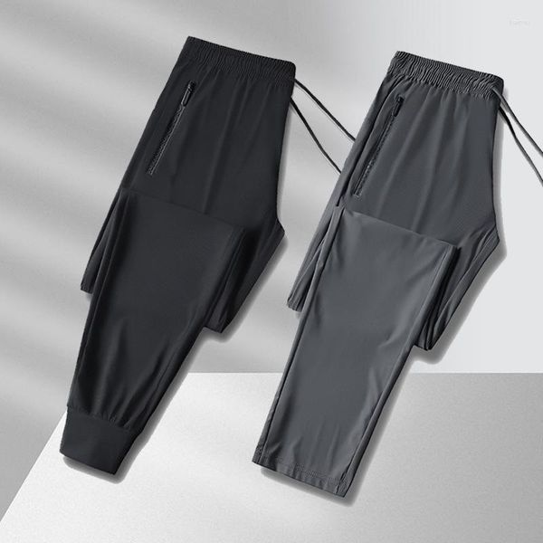 Pantalones para hombre, entrenamiento para hombre, deportes atléticos, cintura elástica con cordón para deporte, ejercicio, viaje, secado rápido, elástico de talla grande L-7XL