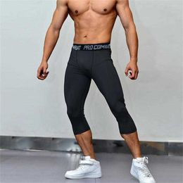 Pantalons pour hommes Shorts d'entraînement pour hommes Vêtements de sport Collants de course Leggings de gymnastique pour hommes Exercice de compression de yoga Spandexorq0