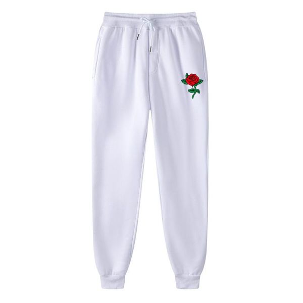 Pantalons pour hommes Merk Courir Jogging Broek Mannen Zachte Bodybuilding Joggers JoggingBroek Romantische Rose Fitness Workout Sporting Kleding Bro