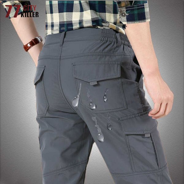 Pantalons pour hommes Pantalon cargo militaire Hommes Été Imperméable Breaable Army Pantalon tactique Hommes Qui Dry Casual Léger Hommes Joggers Pant Z0410