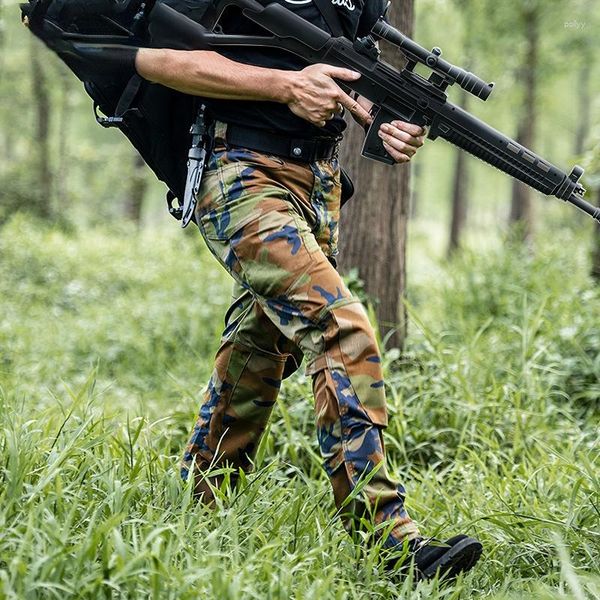 Pantalons pour hommes militaires hommes Camouflage tactique Joggers mâle SWAT élasticité portable hommes pantalons pantalons Hombre