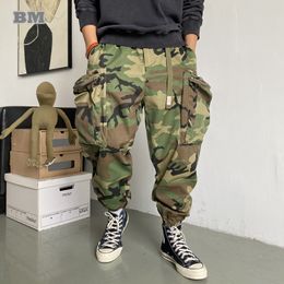 Herenbroeken Militaire stijl Camouflage Tactische broek Streetwear Hip Hop Oversized Harem Jogging Pants Harajuku Casual vrachtbroek Joggers 230408
