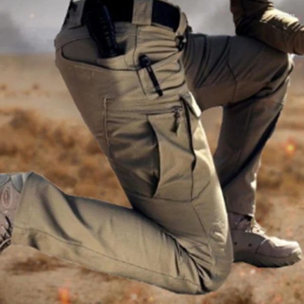 Pantalones de hombre Bolsillos tácticos militares Agua para tareas domésticas frías por más tiempo