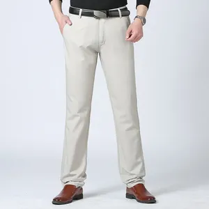 Pantalon masculin mrmt 2024 Brand Tableser mince d'âge moyen et de personnes âgées occasionnelles pantalons hommes hauts-armoiries