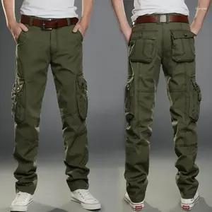 Pantalon masculin multi-poches décontractées militaires tactiques joggerspants randonnées en plein air