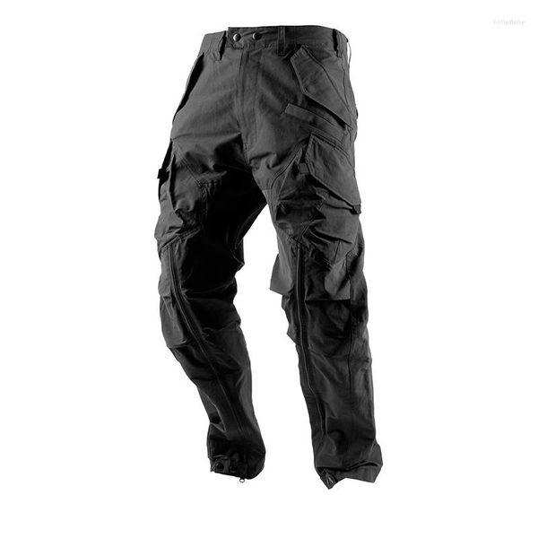 Pantalons pour hommes Multi-zip Cargo Hommes Militaire Multi-poches SWAT Combat Pantalon Mâle Extérieur Étanche Résistant À L'usure Bomber Pantalon Tactique