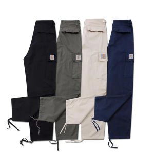 Herenbroeken Nieuwe Arhart Trendy Work Sweatpants met militaire stijl unisex losse fit rechte been multi-pocket casual elastische broek voor mannen en vrouwen