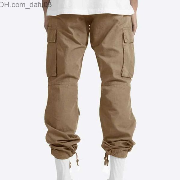 Pantalones de hombre Nuevos pantalones casuales Pantalones cargo de hombre Pantalones sueltos Pantalones de hombre Abrigo Múltiples bolsillos Jogger recto S-5XL Moda Z230721