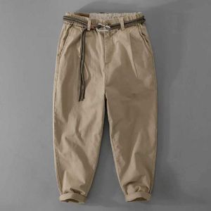 Pantalones para hombres Nuevo diseño Italiano de algodón de alta calidad Mens Pantalones de carga de moda y cómodos 29-36 Vasitones elásticos Hombre Pantalonl2405