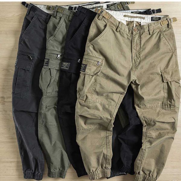 Pantalons pour hommes nouvelle mode pantalon Cargo vêtements pour hommes Style militaire armée pantalon tactique Harem Streetwear poche Jogging Z0225