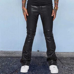 Pantalon masculin New Fashion Mens Pu Leather Pantal
