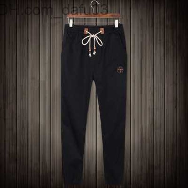 Pantalones de hombre Nueva moda Tallas grandes Pantalones de hombre con cordón Pantalones de jogger de algodón Pantalones de hombre Pantalones de hombre harem caqui cargo Z230721