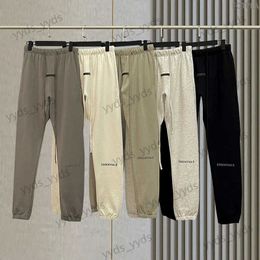 Pantalons pour hommes Nouveaux pantalons de sport de mode Pantalons de jogging réfléchissants imprimés avec lettres Hip Hop Lâches Hommes Femmes 100% coton Pantalons de survêtement T240124