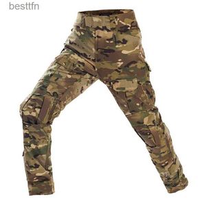 Men's Pants Nouveaux hommes Camouflage militaire tactique pantalon armée militaire uniforme G3 pantalon Airsoft Paintball Combat Cargo PantsL231212